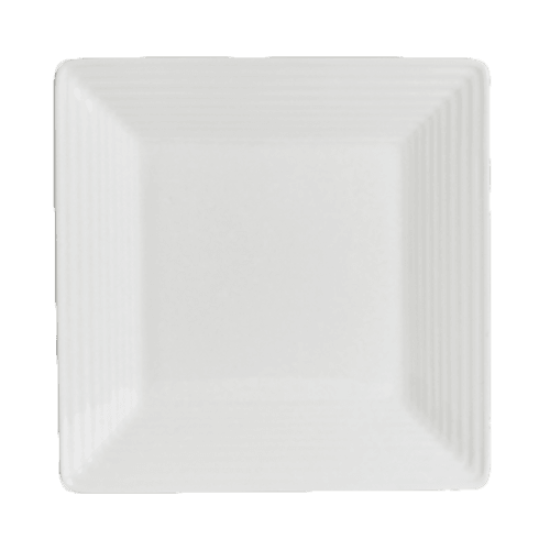 Steelite 6305P694 Virtuoso Square Plate, 6-3/4", White