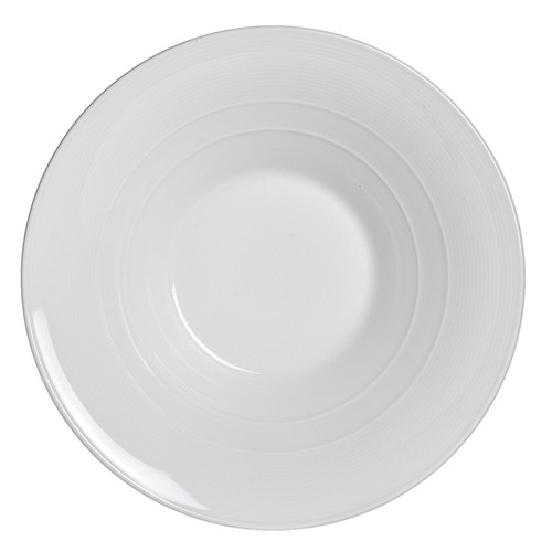 Steelite 6300P095 Aura Large Bowl, 35oz, White