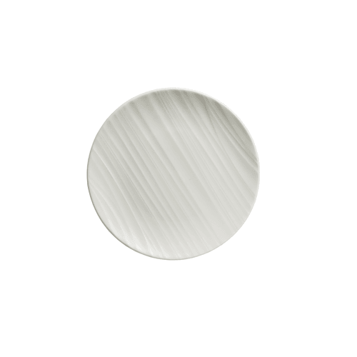 Steelite 4412RF043 Ruche Embossed Rim Coupe Plate, 7-1/4", White