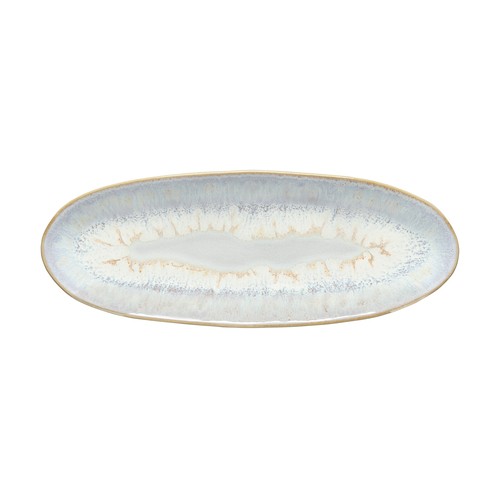 Costa Nova GOA241-SAL Brisa 9-1/2"X3-3/4" Oval Tray, Salt (Case of 2)
