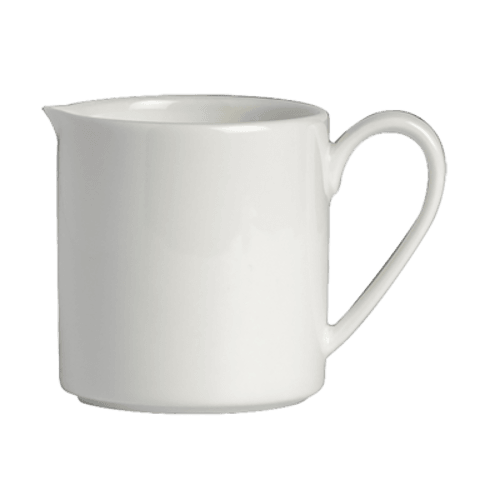 Steelite 6940E6074 Parliament Handled Creamer, 6oz, White