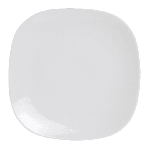 Steelite 6940E619 Parliament Square Plate, 6-1/4", White