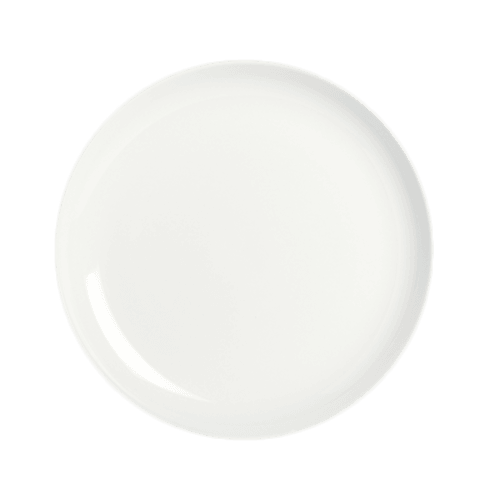 Steelite 6900E440 Bistro Coupe Plate, 10-1/4", White