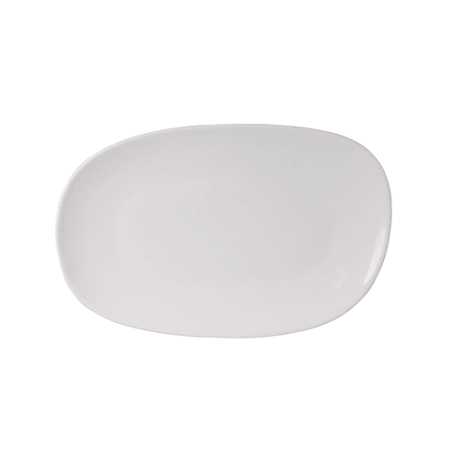 Steelite 6900E5037 Bistro Oval Large Plate, 10-3/4", White