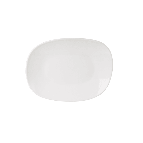 Steelite 6900E5038 Bistro Oval Small Plate, 7-3/8", White