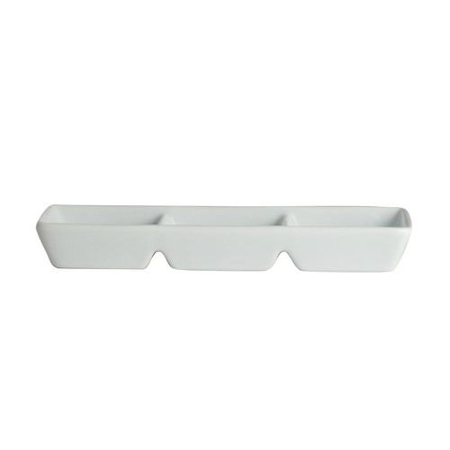 Steelite 6900E487 A La Carte (3) 3/4oz Compartment Dish, White