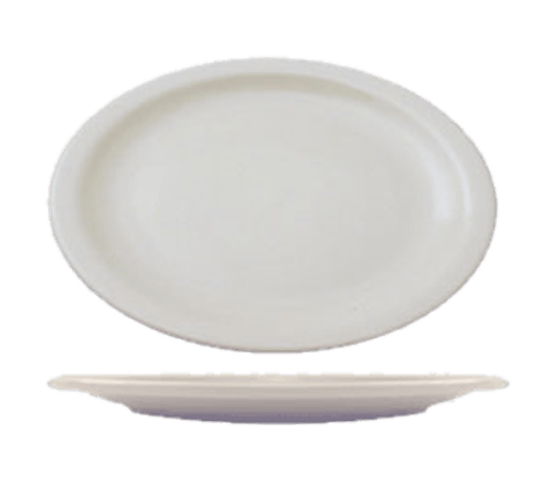 ITI BR-51 Brighton™ Oval Platter, 15-1/2"X11-3/4", European White