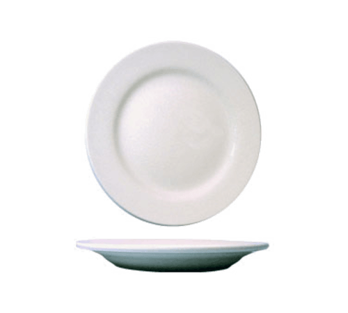 ITI DO-8 Dover™ Wide Rim Plate, 9", European White
