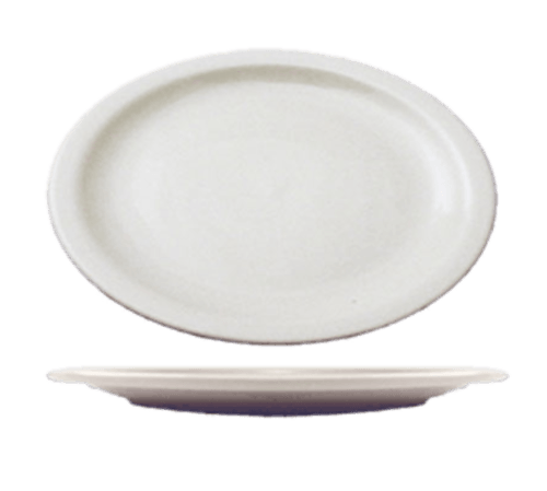 ITI BR-13 Brighton™ Oval Platter, 11-1/2"X9", European White