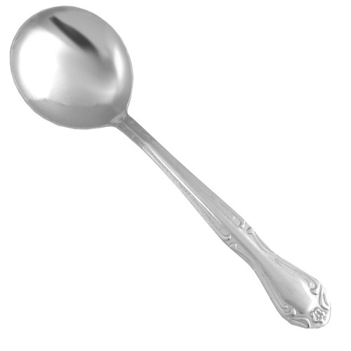 Walco WL1112 Barclay Bouillon Spoon, 5-1/4", 18/0 Stainless (Case of 24)