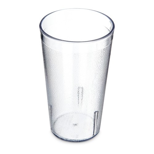 Carlisle 521207 Stackable Pebbled Tumbler, 12oz, Clear (Case of 72)