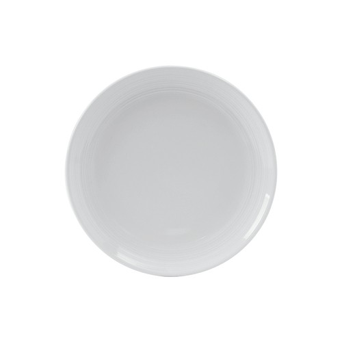 Tuxton FPA-0904 Pacifica Healthcare Plate, 9", Porcelain White