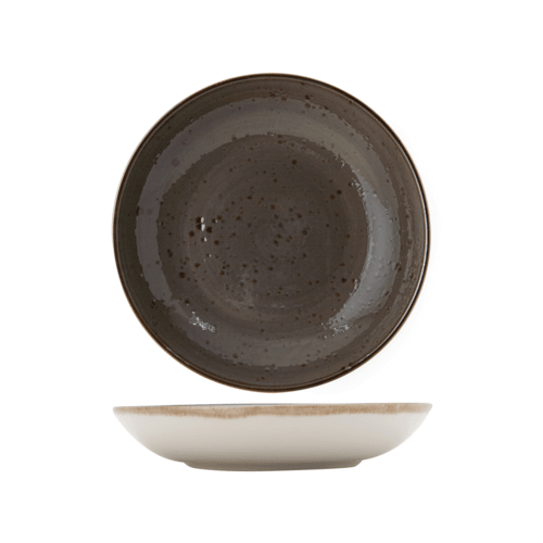 Tuxton GRM-410 Artisan Geode Salad Bowl, 26oz, Geode Mushroom