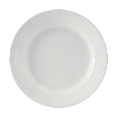 Tuxton FPA-082 Pacifica Plate, 8-1/4", Porcelain White