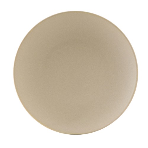 Tuxton VYA-115 Zion Plate, 11-3/4", Matte Beige