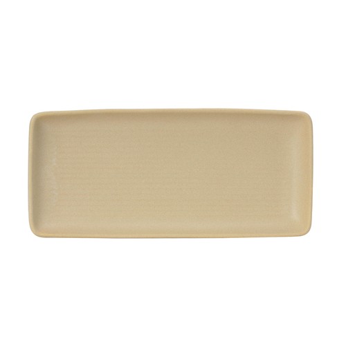 Tuxton VYZ-107Y Zion Tray, 10-7/8"X5"X1", Matte Beige