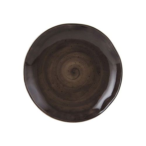 Tuxton GGM-006 Artisan Geode Plate, 10-1/4", Geode Mushroom
