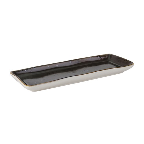Tuxton GGM-551 Artisan Geode  Tray, 13-3/4"X5"X1-1/4", Geode Mushroom