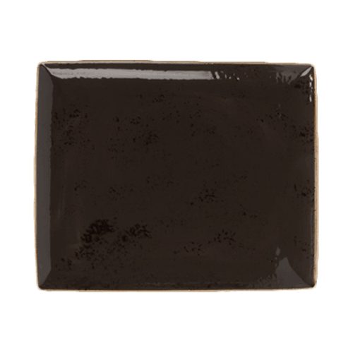 Steelite 11540551 Craft Rectangular Platter, 13-1/2"X10-5/8", Grey (Case of 6)