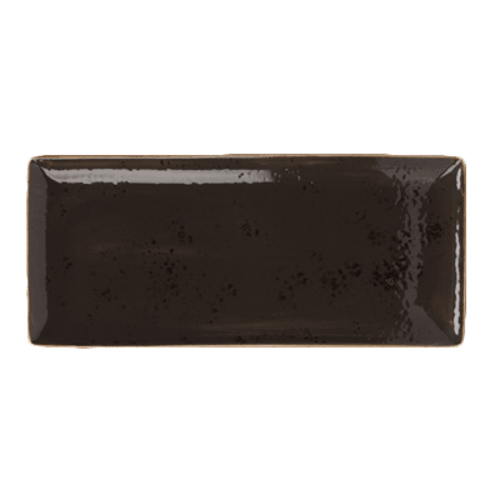 Steelite 11540552 Craft Rectangular Platter, 14-1/2"X6-1/2", Grey (Case of 6)