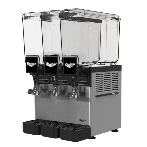 Vollrath VBBC3-37-A Pre-Mix Refrigerated Beverage Dispenser, (3) 2.1 Gallon Bowls