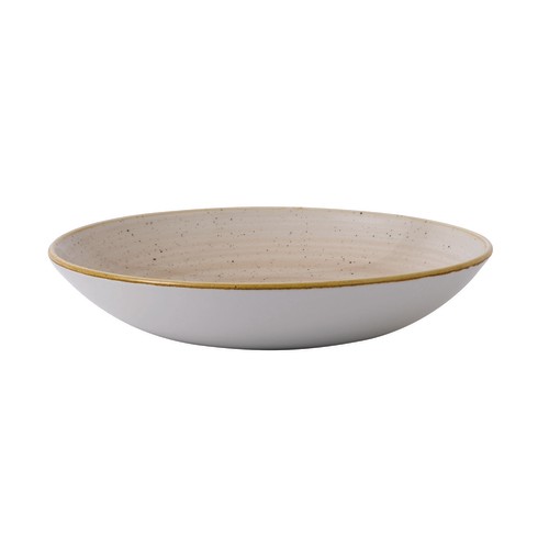 Churchill SNMSEVB91 Stonecast Coupe Bowl, 9-3/4", Nutmeg Cream