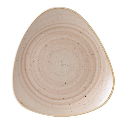 Churchill SNMSTR121 Stonecast Lotus Plate 12", Nutmeg Cream (Case of 6)
