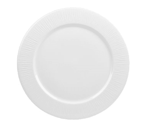 Churchill WHBALP121 Bamboo Presentation Plate, 12", White