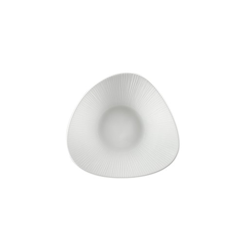 Churchill WHBALB231 Bamboo Triangular Bowl, 8-1/4", White
