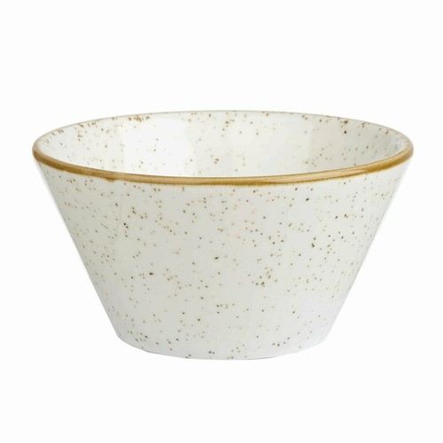 Churchill SWHSZE121, Stonecast Zest Bowl, 12oz, Barley White