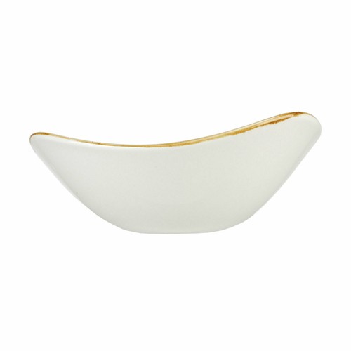 Churchill SDESTRB61, Stonecast Triangular Rolled Edge Bowl, 9oz, Duck Egg Blue