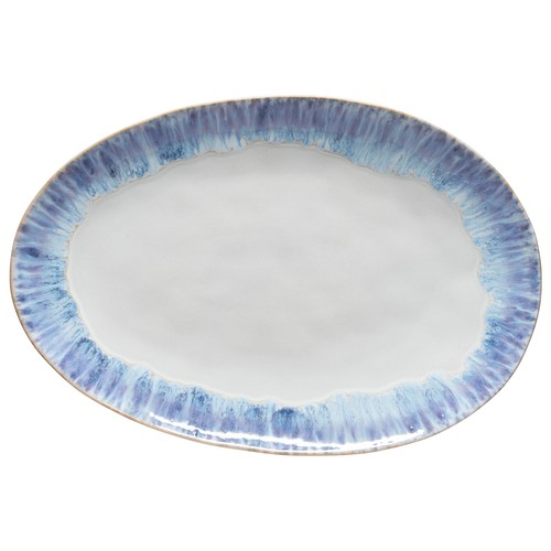 Costa Nova GOA411-RIA Brisa 16"X11-1/4" Serving Platter, Ria Blue (Case of 1)