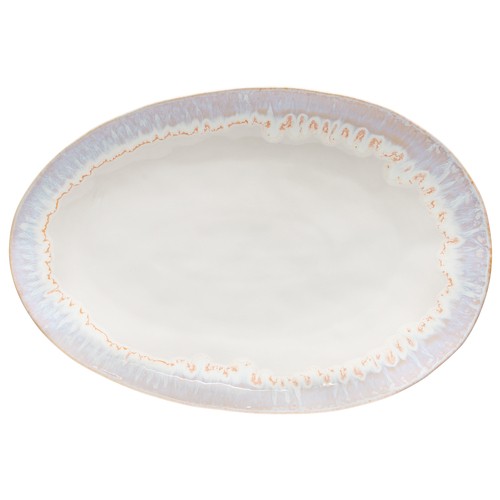 Costa Nova GOA411-SAL Brisa 16"X11-1/4" Serving Platter, Salt (Case of 1)