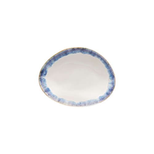 Costa Nova GOP161-RIA Brisa 6"X4-3/4" Bread Plate, Ria Blue (Case of 6)