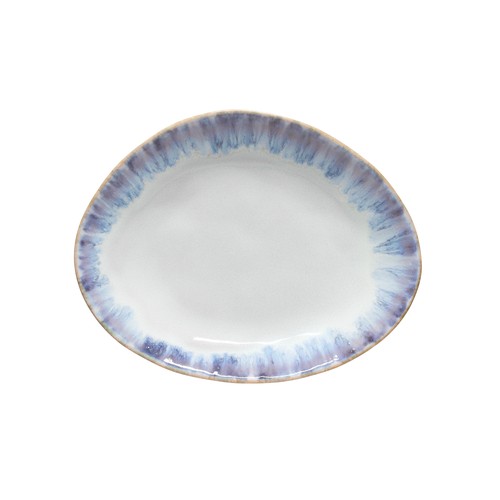 Costa Nova GOP201-RIA Brisa 8"X6-1/4" Oval Plate, Ria Blue (Case of 6)