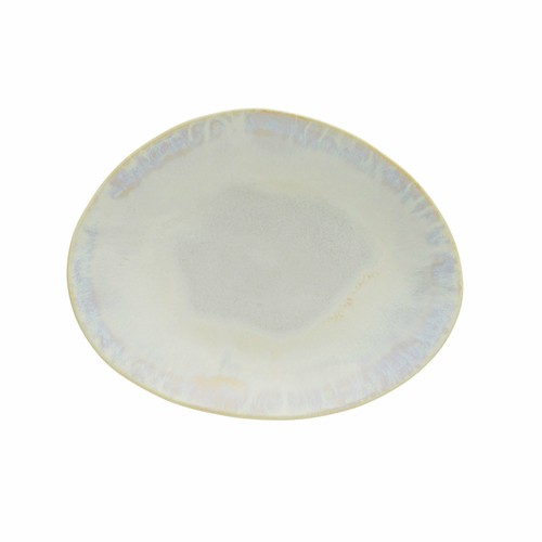 Costa Nova GOP201-SAL Brisa 8"X6-1/4" Oval Plate, Salt (Case of 6)