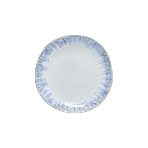 Costa Nova LNP221-RIA Brisa 8-11/20" Salad/Dessert Plate, Ria Blue (Case of 6)