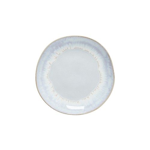 Costa Nova LNP221-SAL Brisa 8-11/20" Salad/Dessert Plate, Salt (Case of 6)