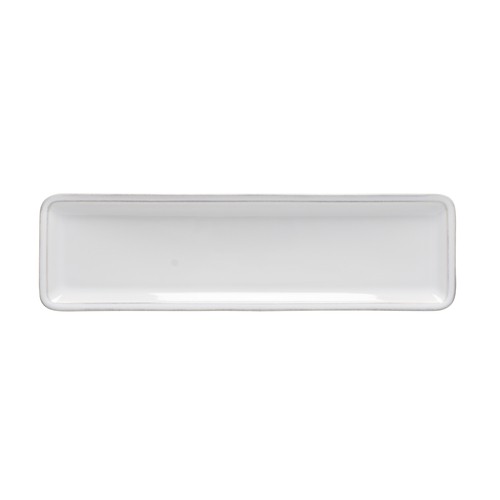 Costa Nova FIR371-WHI Frisco 14-1/2"X4" Medium Rectangular Tray, White (Case of 1)
