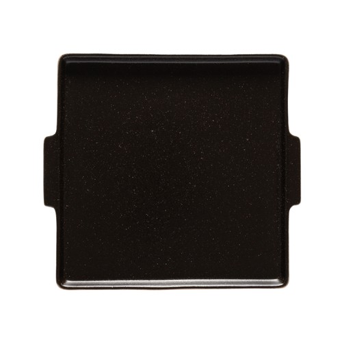 Costa Nova NRQ221-LTB Notos 8-3/4"X8" Plate/Tray, Latitude Black (Case of 6)