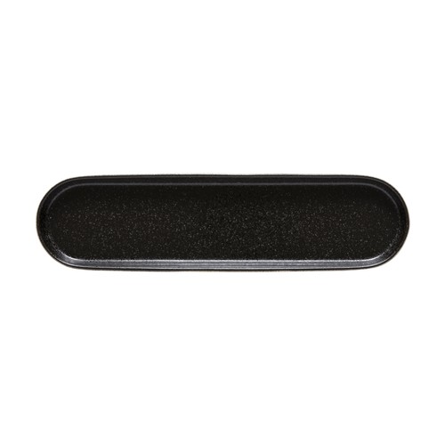 Costa Nova NSA351-LTB Notos 14"X3-3/4" Oval Tray, Latitude Black (Case of 1)