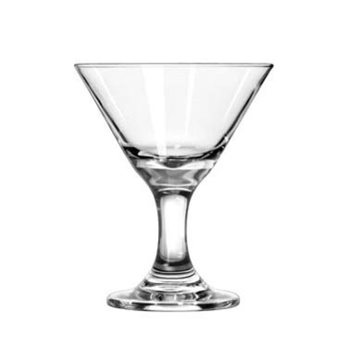 Libbey 3701 3 oz Embassy Martini Glass, Clear, Safedge® (Case of 12)
