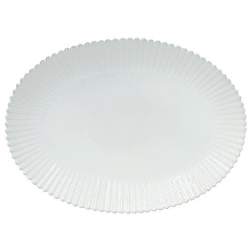 Costa Nova PEA501-WHI Pearl 20"X14-1/2" Oval Platter, White (Case of 1)