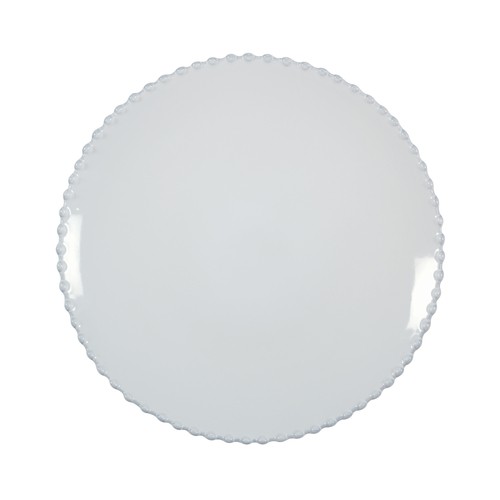 Costa Nova PEP222-WHI Pearl 8-3/4" Salad Plate, White (Case of 6)
