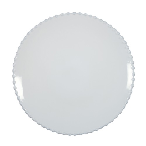 Costa Nova PEP282-WHI Pearl 11-1/4" Dinner Plate, White (Case of 6)