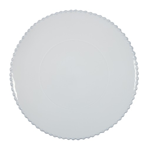 Costa Nova PEP331-WHI Pearl 13-1/2" Charger Plate/Platter, White (Case of 1)
