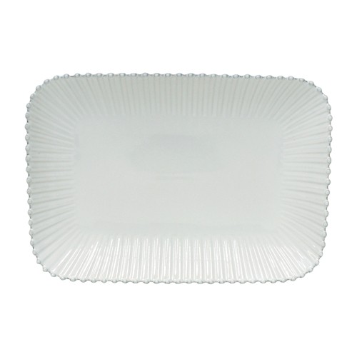 Costa Nova PER403-WHI Pearl 15-1/2"X11" Platter, White (Case of 1)