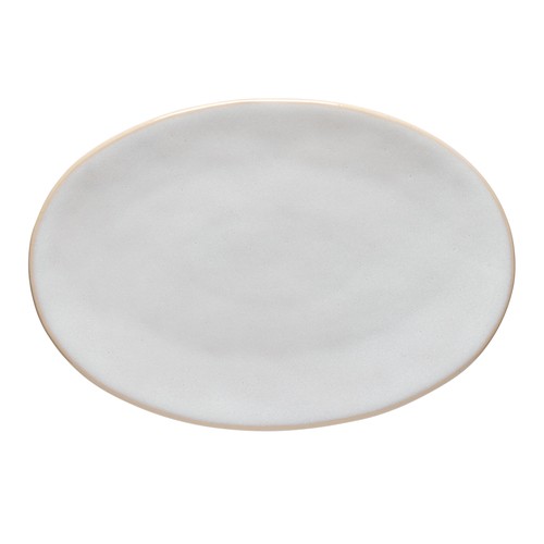 Costa Nova RTA341-BRA Roda 13-1/4"X9-3/4" Oval Platter, Branca (Case of 1)