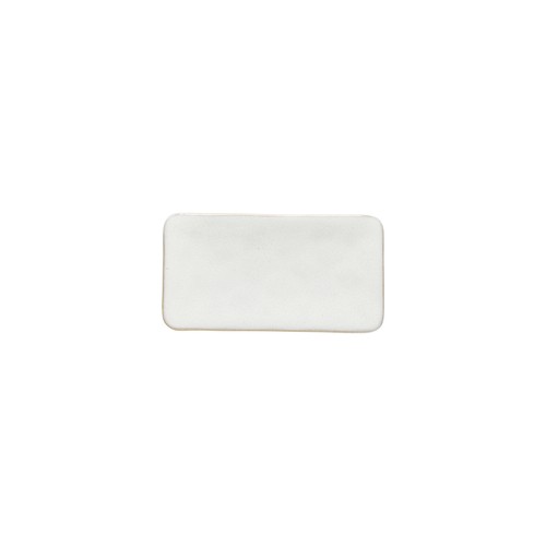 Costa Nova RTR191-BRA Roda 7-1/2"X3-3/4" Rectangular Tray, Branca (Case of 2)