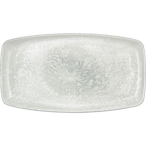 Bauscher 752336-425943 Smart 14-1/10"X7-9/10" Rectangular Burger Platter, Salt